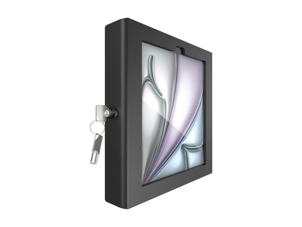 Compulocks Apex iPad Air M2 & M3 11", Apex Enclosure Tablet Printer Kiosk - Black - Gehäuse - für Drucker / Tablet - Kiosk - Aluminium - Schwarz - Bildschirmgröße: 27.9 cm (11")