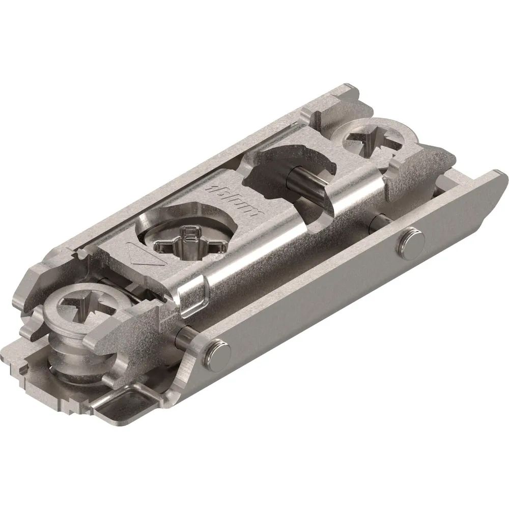 BLUM CLIP Exzenter MPL gerade, Zwillingsanschlag, Stahl, Systemschraube, D: 0 mm