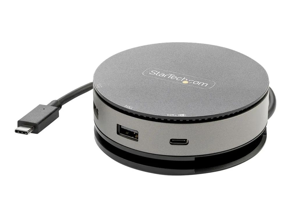 StarTech.com USB-C Multiport Adapter - USB 3.1 Gen 2 10Gbit/s Typ C Mini Dock mit 4K 60Hz HDMI/DisplayPort oder 1080p VGA