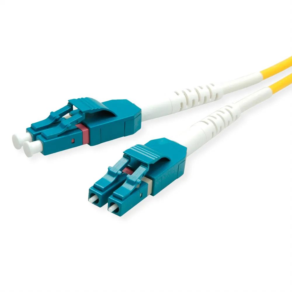 ROLINE LWL-Kabel Duplex, Single Mode 9/125µm OS2, LC/LC, gelb, 20 m