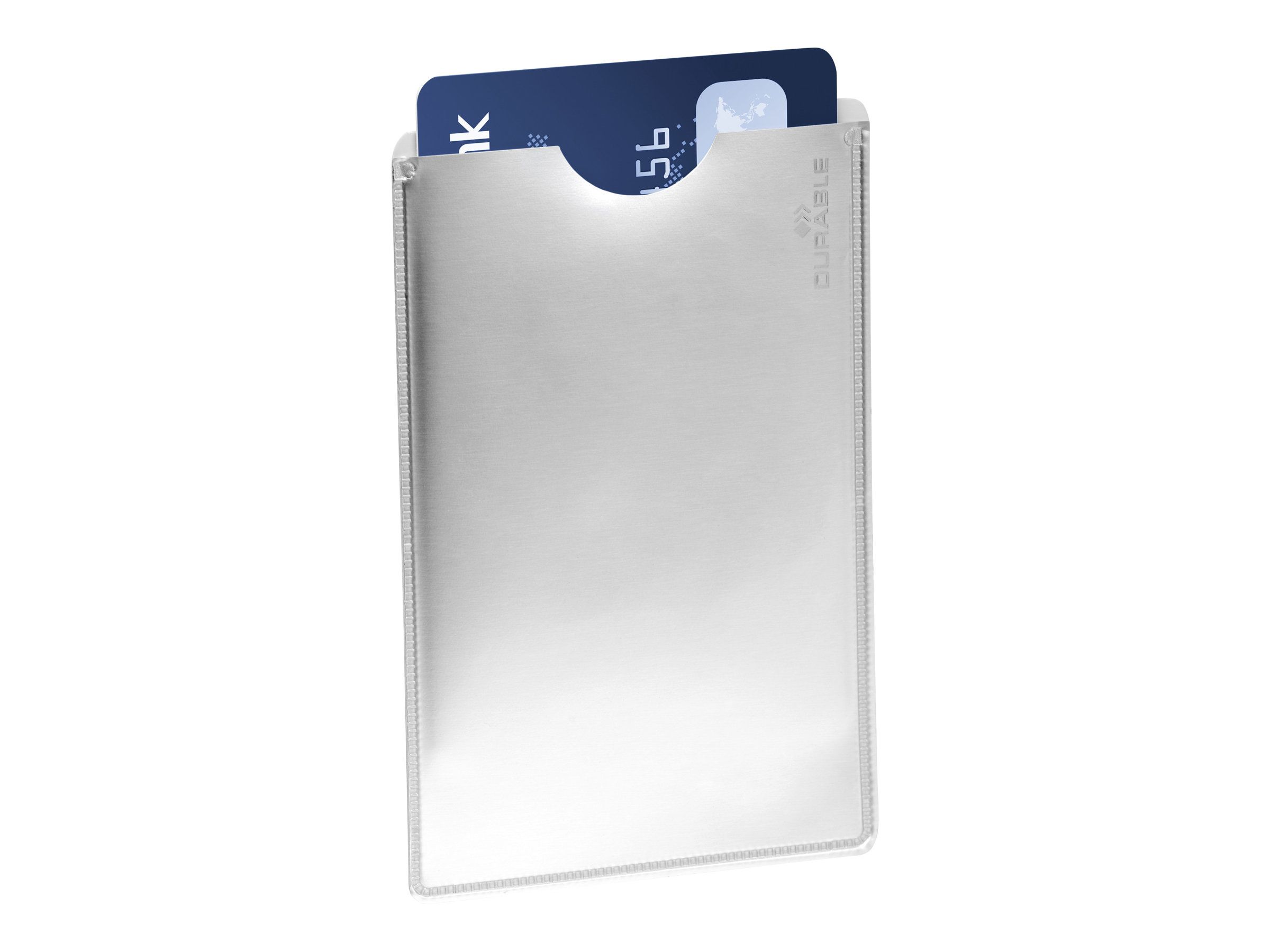 Durable Visitenkartenkasten - Silber (Packung