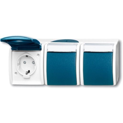 Busch-Jaeger SCHUKO® DREIFACHSTECKD. / BUSCH 2300/3 EBW-53 2CKA002084A0721