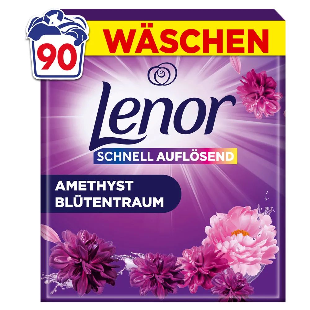 Lenor WM Pulver Amethyst & Blütentraum 4.5KG 