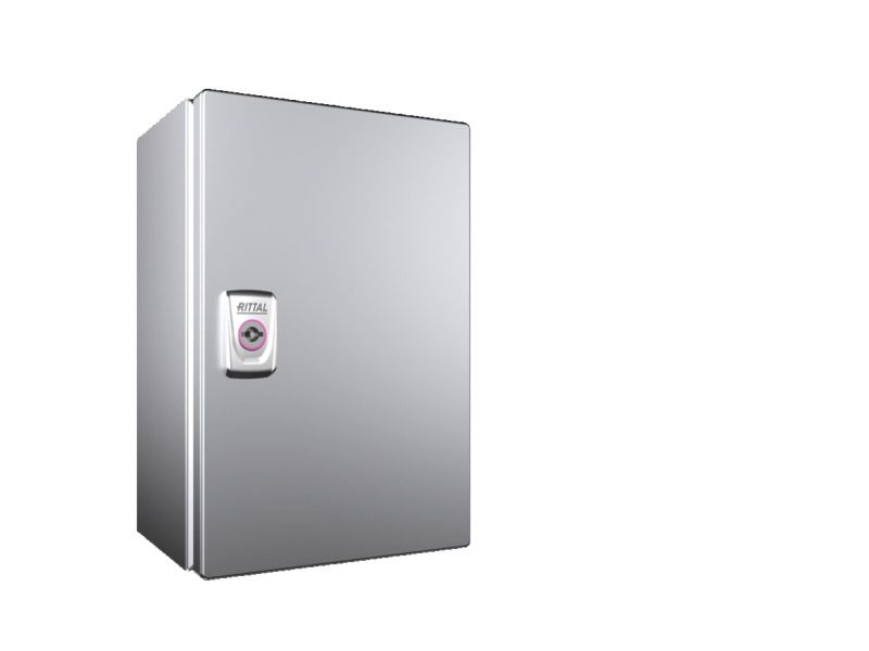 RITTAL KX E-Box, BHT: 200x300x155 mm, Edelstahl 1.4301, mit Montageplatte, 1-türig
