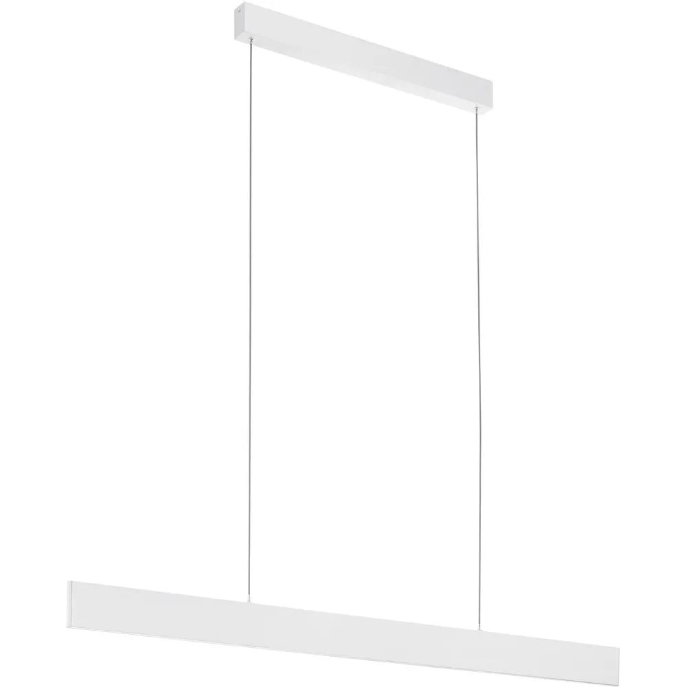 EGLO Hängeleuchte Climene Pro 19,8 W 1180 mm Aluminium weiß strukturiert
