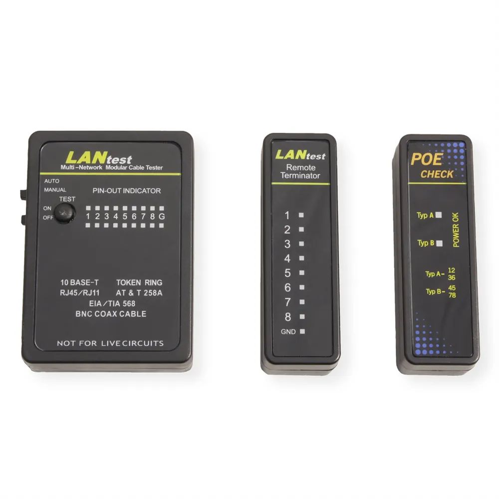 VALUE LANtest Multi-Network Kabel- & PoE-Tester