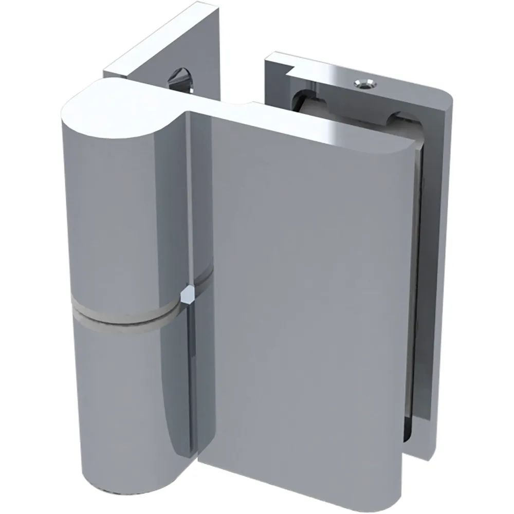 Colcom Duschtürband 8410N HS 90° Glas-Wand, links, Zamak verchromt poliert