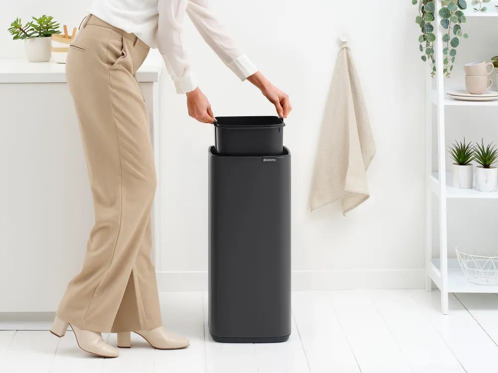 Brabantia Bo Touch Bin, 30L - Mineral Infinite Grey
