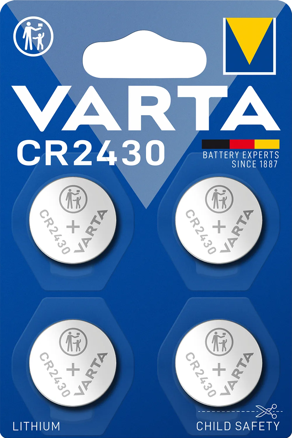 VARTA LITHIUM Coin CR2430 Blister 4