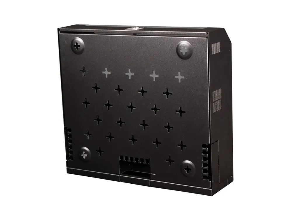 ROLINE Basic - Gehäuse - kurz - geeignet für Wandmontage - RAL 9005, Jet Black - 5U - 48.3 cm (19")