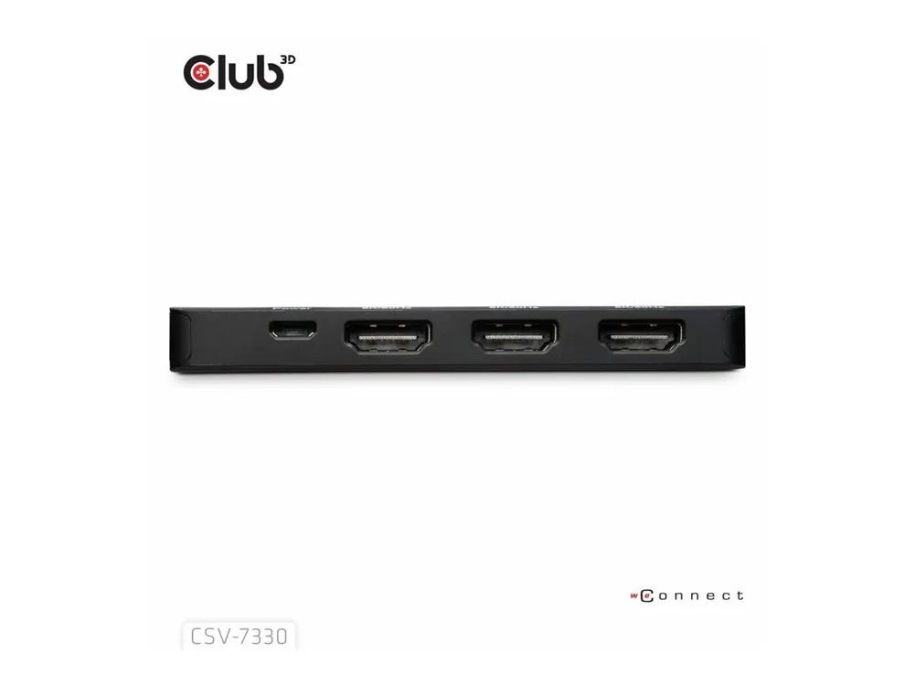 Club 3D Videoadapter - DisplayPort männlich zu HDMI, Mikro-USB Typ B (nur Strom)