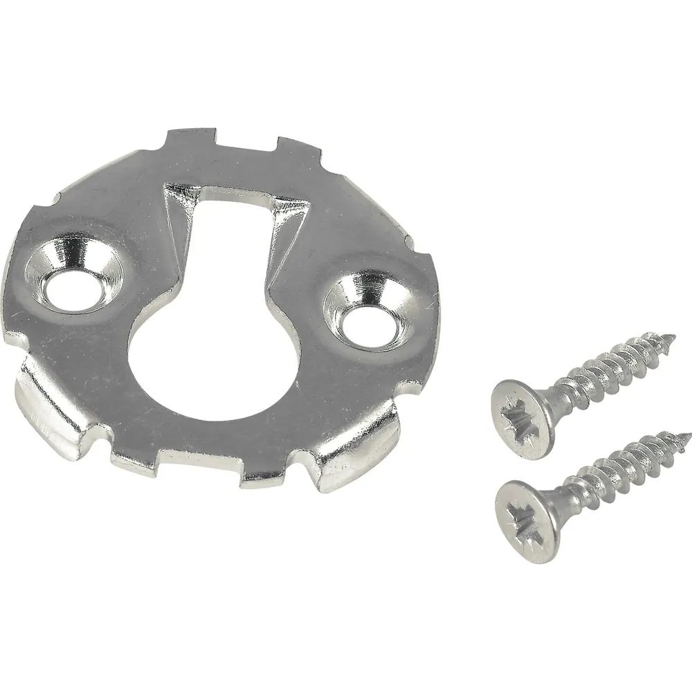 Grundmann UWG-Verbinder, ø 30 mm, Einlasstiefe 4,5 mm, Stahl verzinkt