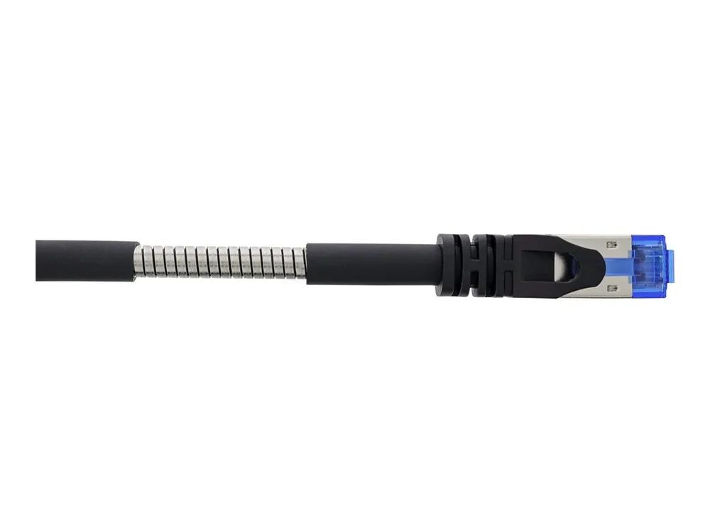 InLine Patchkabel armiert - U/FTP - Cat.6A - schwarz - 30m