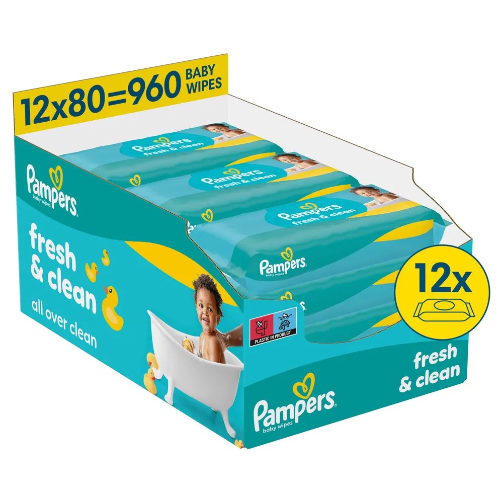Pampers Feuchte Tücher Fresh Clean 12x