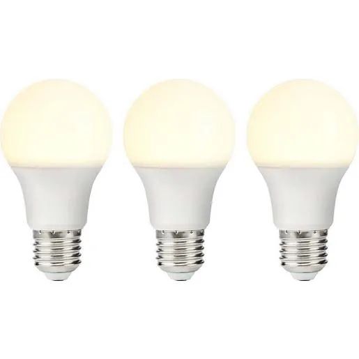 Nedis LED-LAMPE E27 A60 8,5W 806LM / NEDIS LBE27A602P3 3ER-PKG. LBE27A602P3