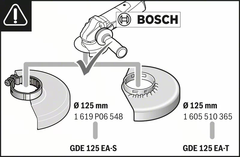 Bosch Professional GDE 125 EA-S Absaughaube Karton