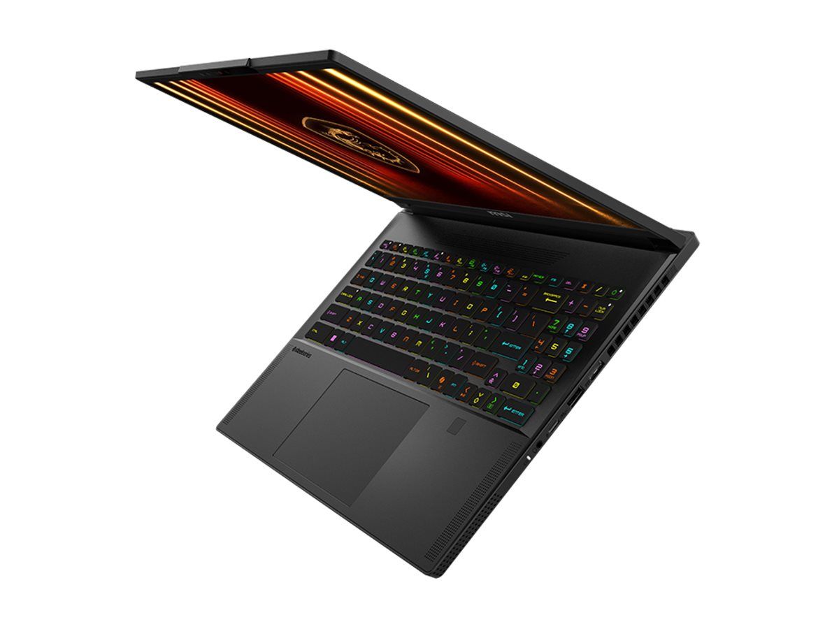MSI Stealth A16 AI+ A3XWIG-043 - 180°-Scharnierdesign - AMD Ryzen AI 9 HX 370 - Win 11 Home - GeForce RTX 5080 - 32 GB RAM - 2 TB SSD NVMe - 40.6 cm (16")