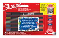 Sharpie Kreativmarker Pinselspitze Acryl lila/blau/rot 5er