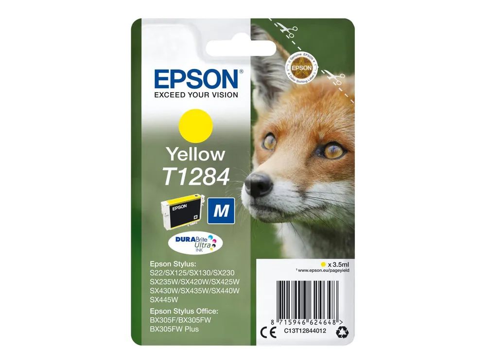 Epson T1284 - Größe M - Gelb - original - Blister