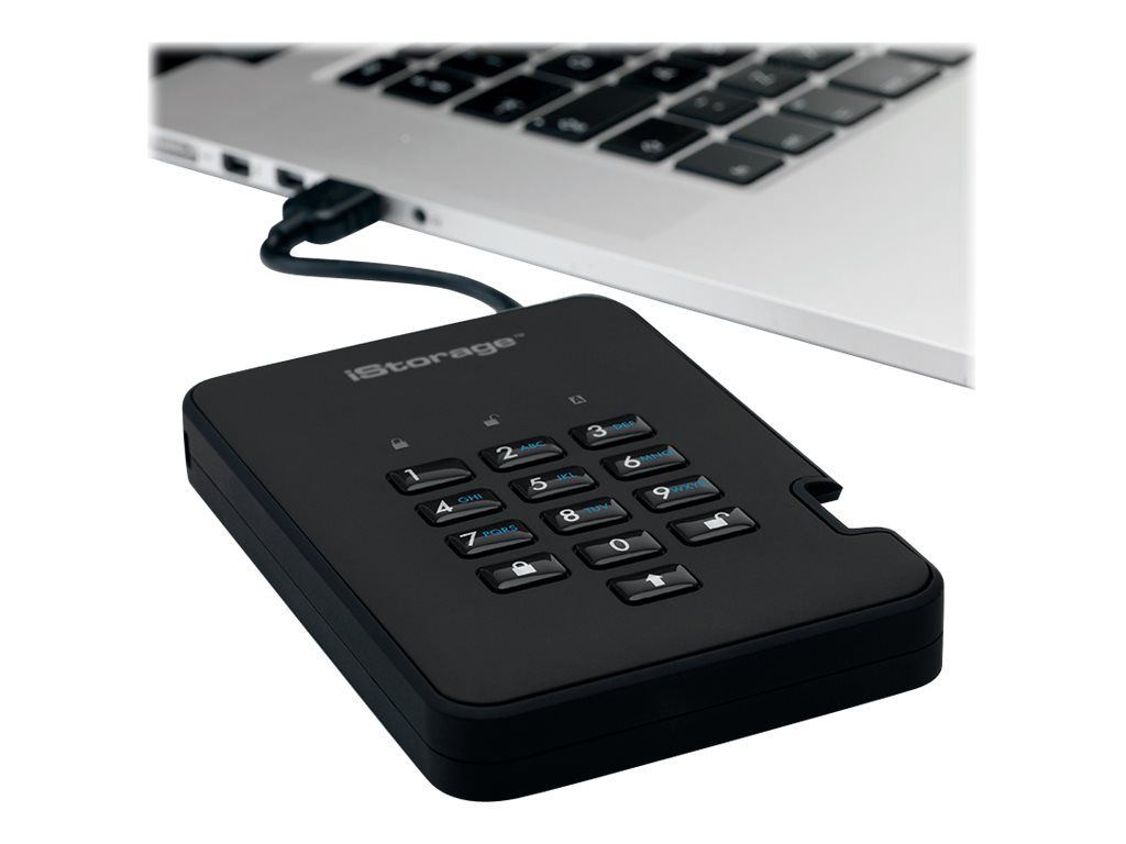 iStorage diskAshur² - Festplatte - verschlüsselt - 1 TB - extern (tragbar)