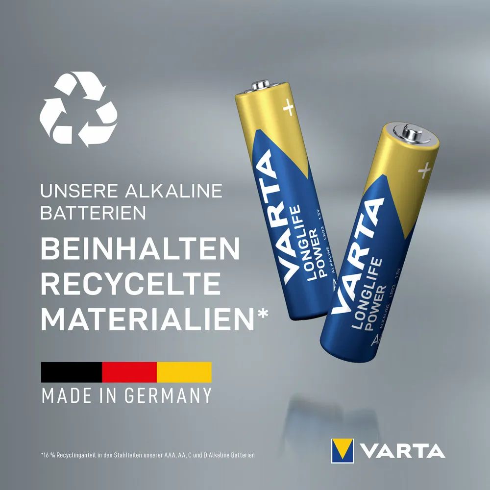 VARTA LONGLIFE Power AAA Pack 20