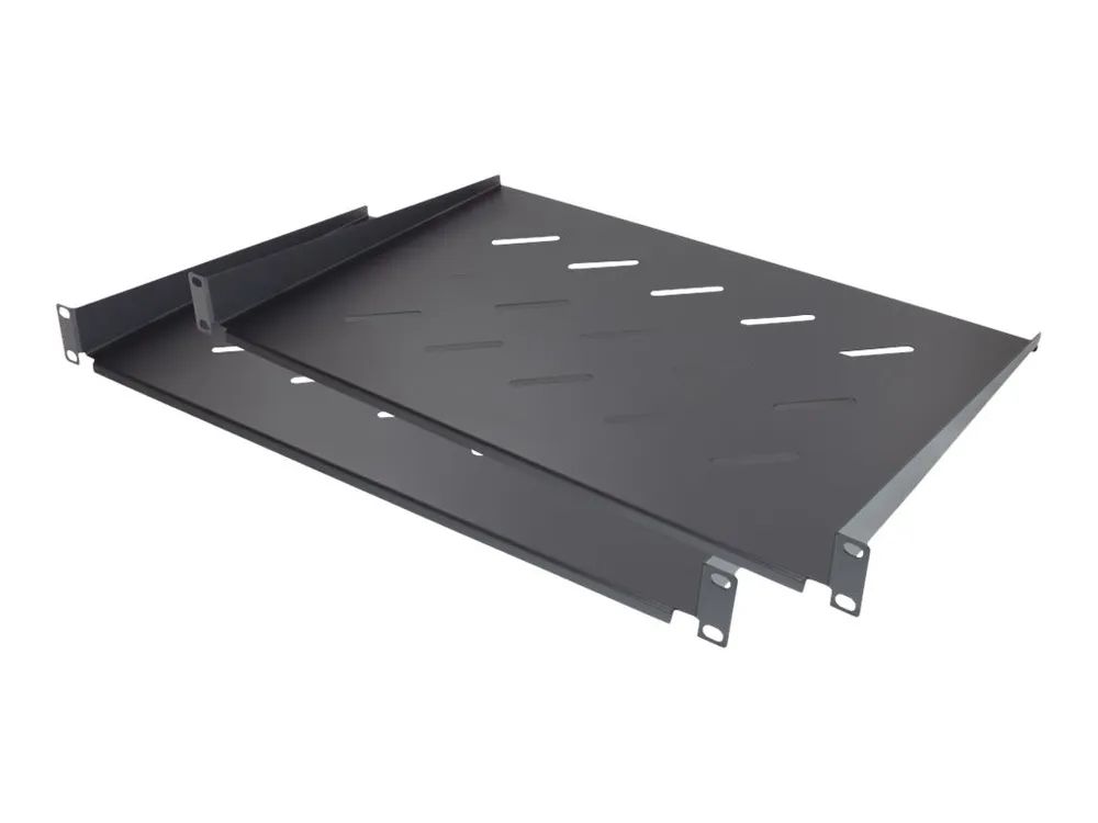 Good Connections Rack - Regal - Vorderseite - Schwarz, RAL 9005 - 1U - 48.3 cm (19")