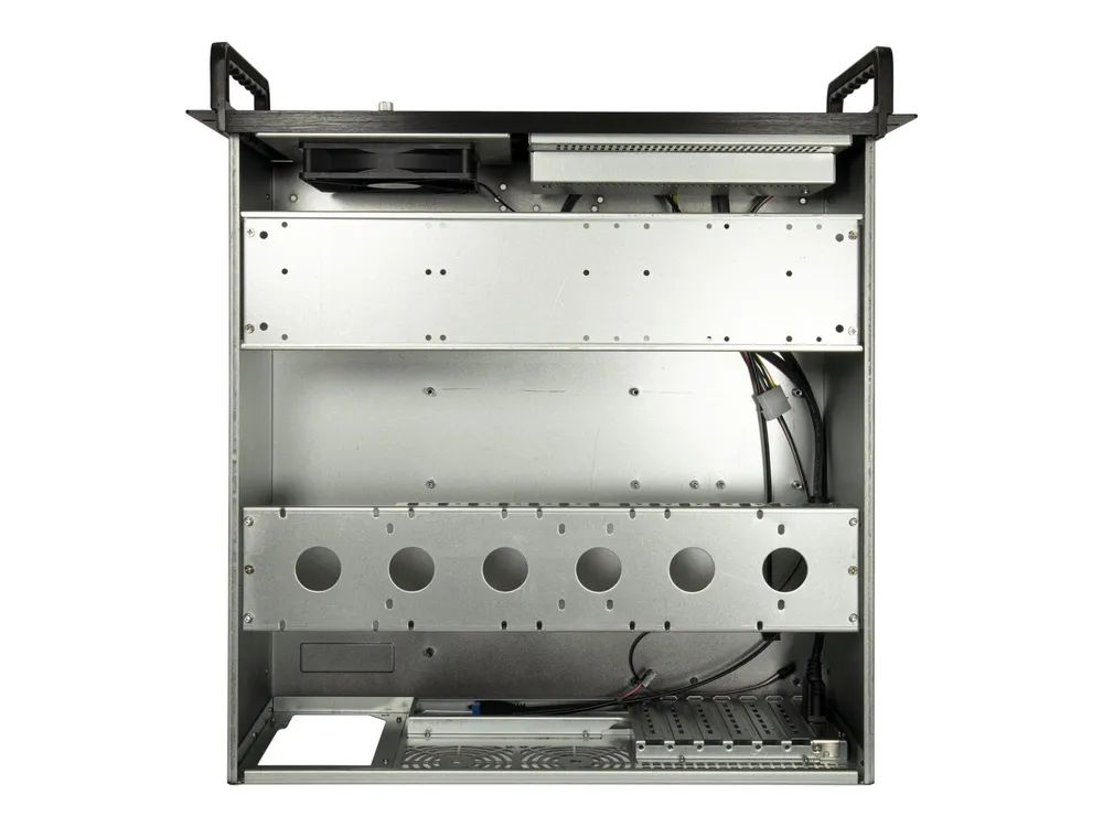 Inter-Tech IPC 4U-4460TFT - Rack-Montage - E-ATX - keine Spannungsversorgung (ATX / PS/2)