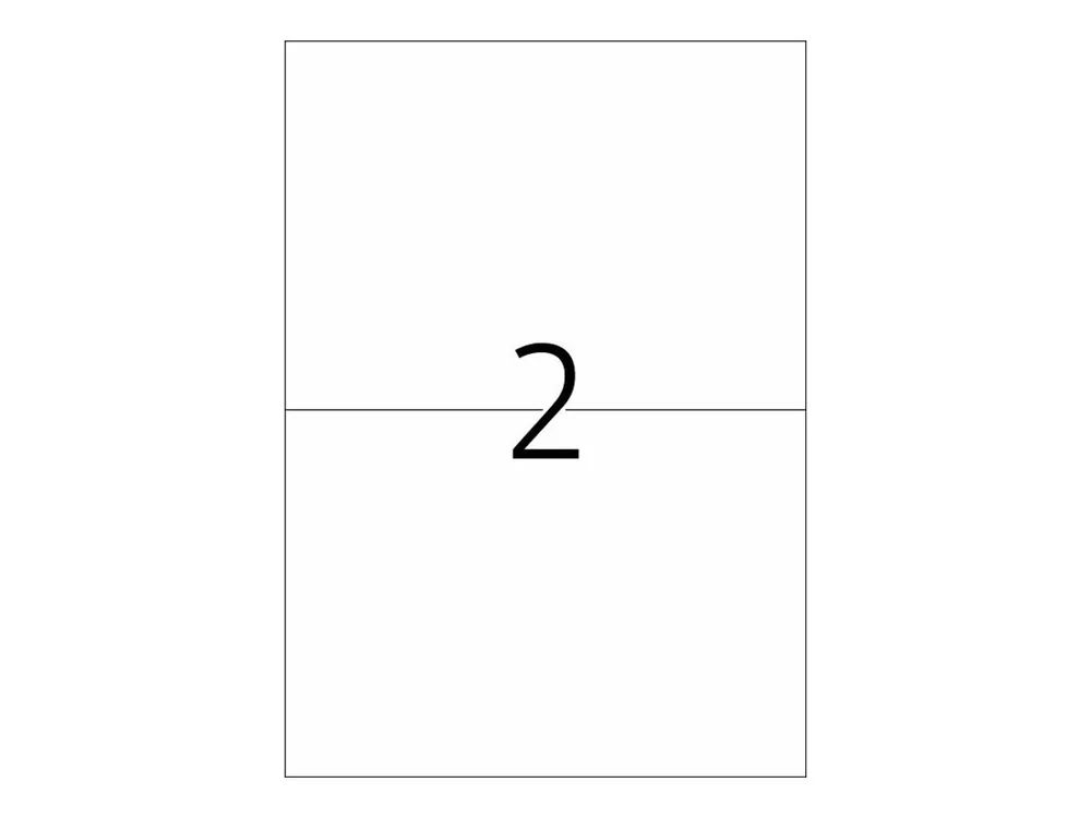 HERMA Premium - Papier - matt - permanent selbstklebend - weiß - 210 x 148 mm 20 Etikett(en) (10 Bogen x 2)
