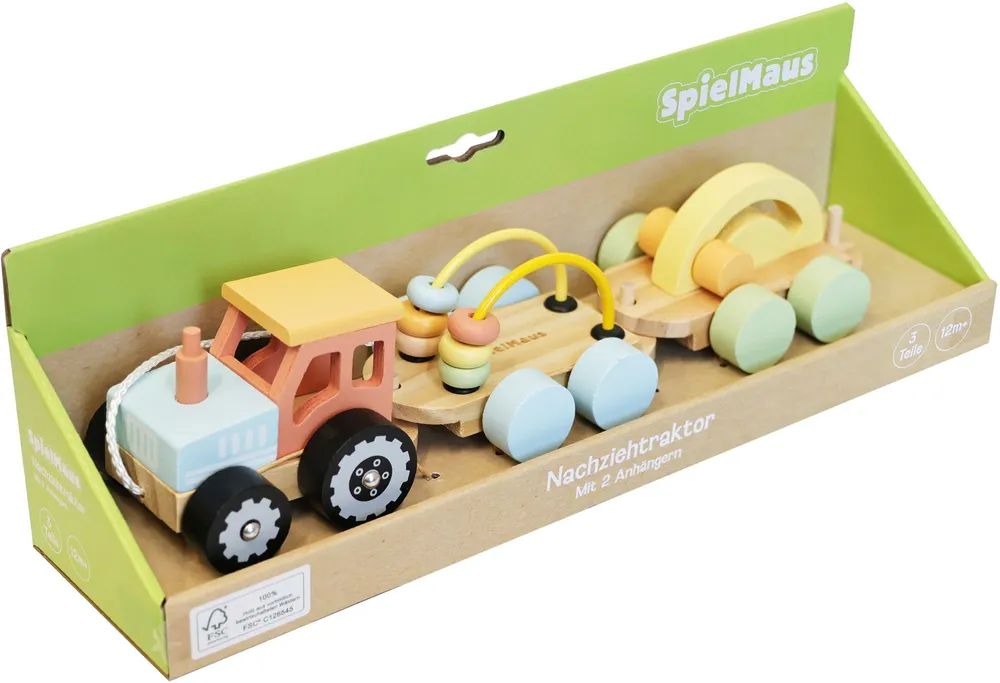 VEDES Großhandel GmbH - Ware SMH Nachziehtraktor mit 2 Anhänger