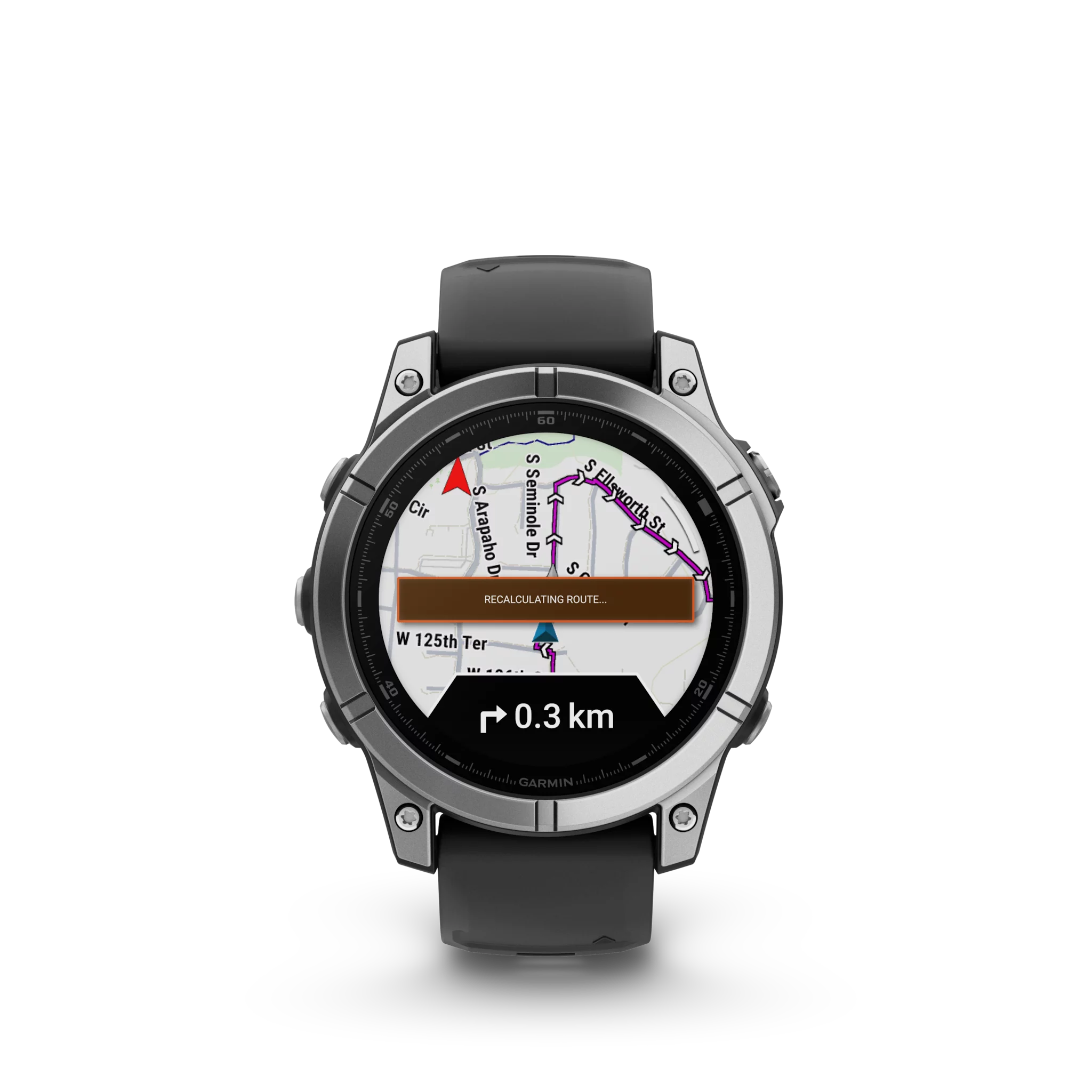 Garmin Fenix E, Schwarz/Silber