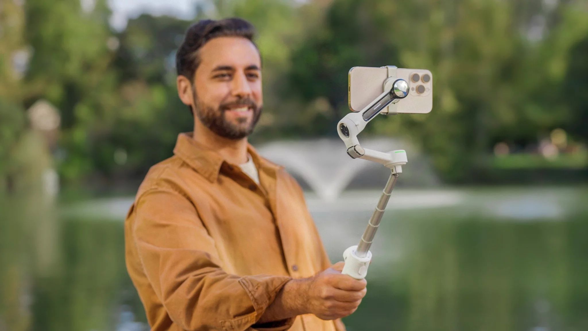Insta360 Flow 2 Pro Standard Bundle Schneeweiß