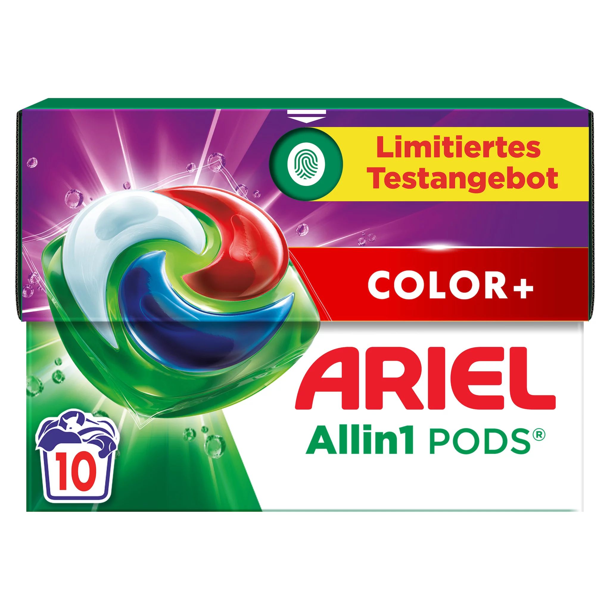 Ariel All-in-1 Pods Color Limitiertes Testangebot - 10WL