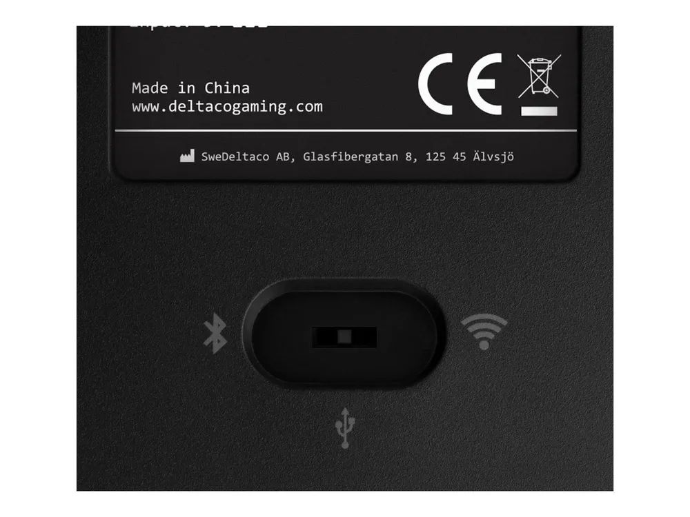 Deltaco GAMING DK440R - Tastatur - Hintergrundbeleuchtung
