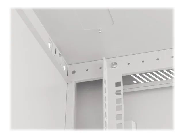 Lanberg Schrank Netzwerkschrank - geeignet für Wandmontage - Grau, RAL 7035 - 12U - 48.3 cm (19")