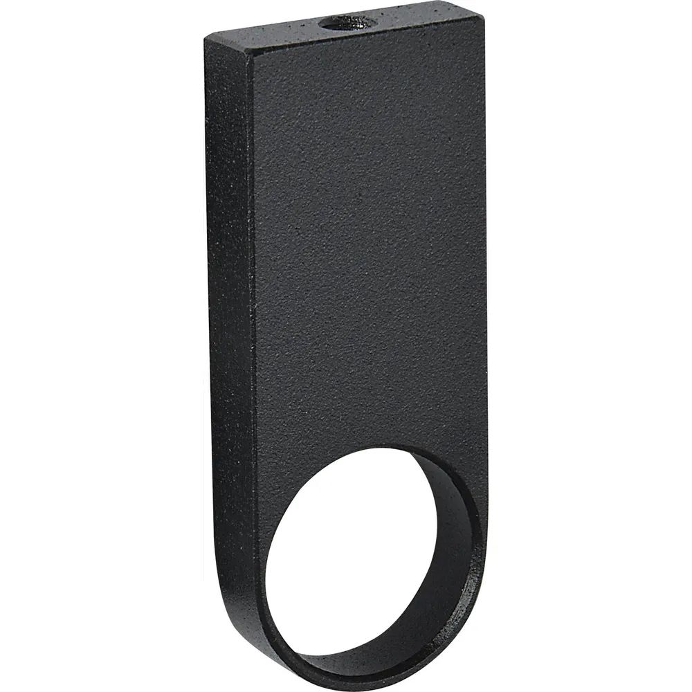 SIMAUSROM Schrankrohrlager Mittelstück rund 25 mm Aluminium schwarz