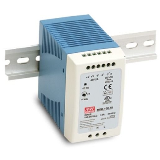 Mean Well NETZTEIL 230VAC/24VDC 4,2A / MEANWE MDR-100 MDR-100 24V