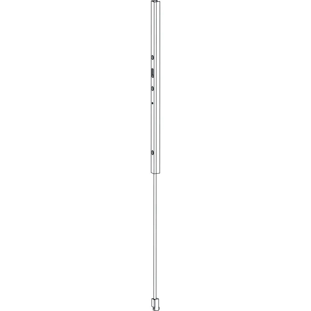 HAUTAU ATRIUM HS Getriebeverlängerung, L=600 mm, Alu silber eloxiert