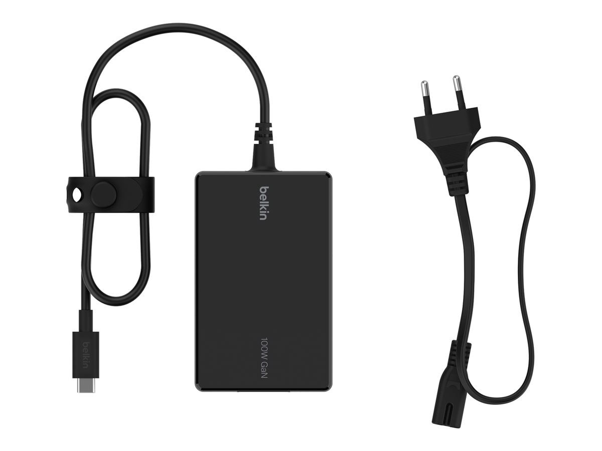 Belkin Connect USB-C Core - Netzteil - GaN-Technologie - 100 Watt - PD (24 pin USB-C)