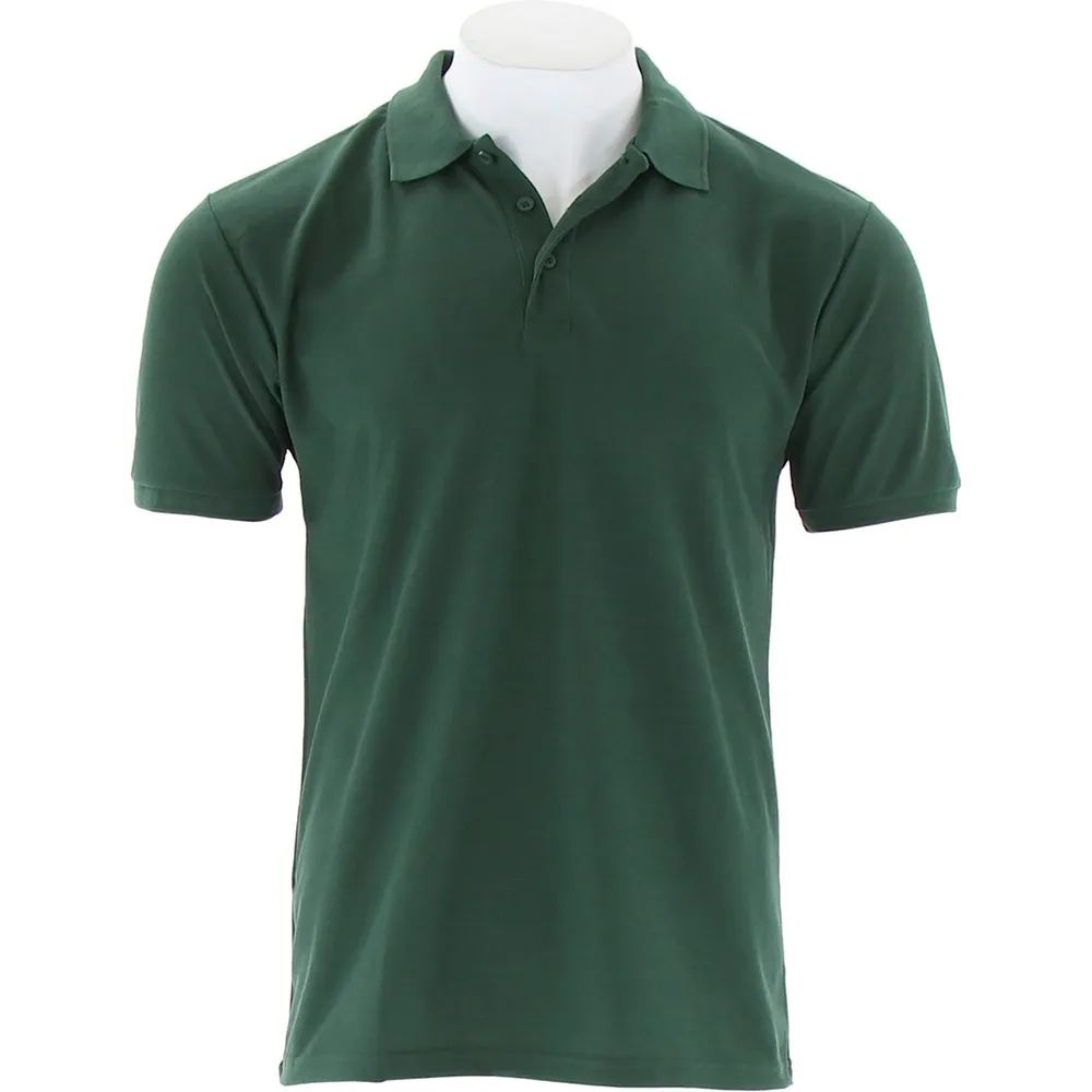 FRUIT OF THE LOOM Polo-Shirt Piqué Type F502 flaschengrün M