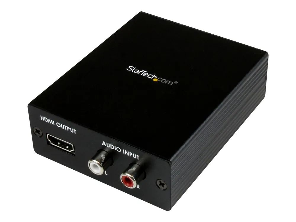 StarTech.com Composite / VGA und Audio auf HDMI Konverter - YPbPr zu HDMI - 1920x1200 1080p - 1x VGA (Buchse)