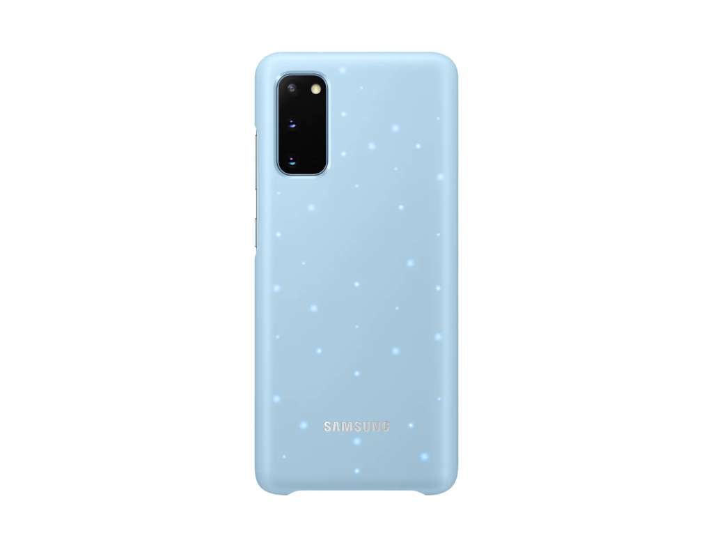 Samsung LED Cover "EF-KG980" für Galaxy S20, Hellblau