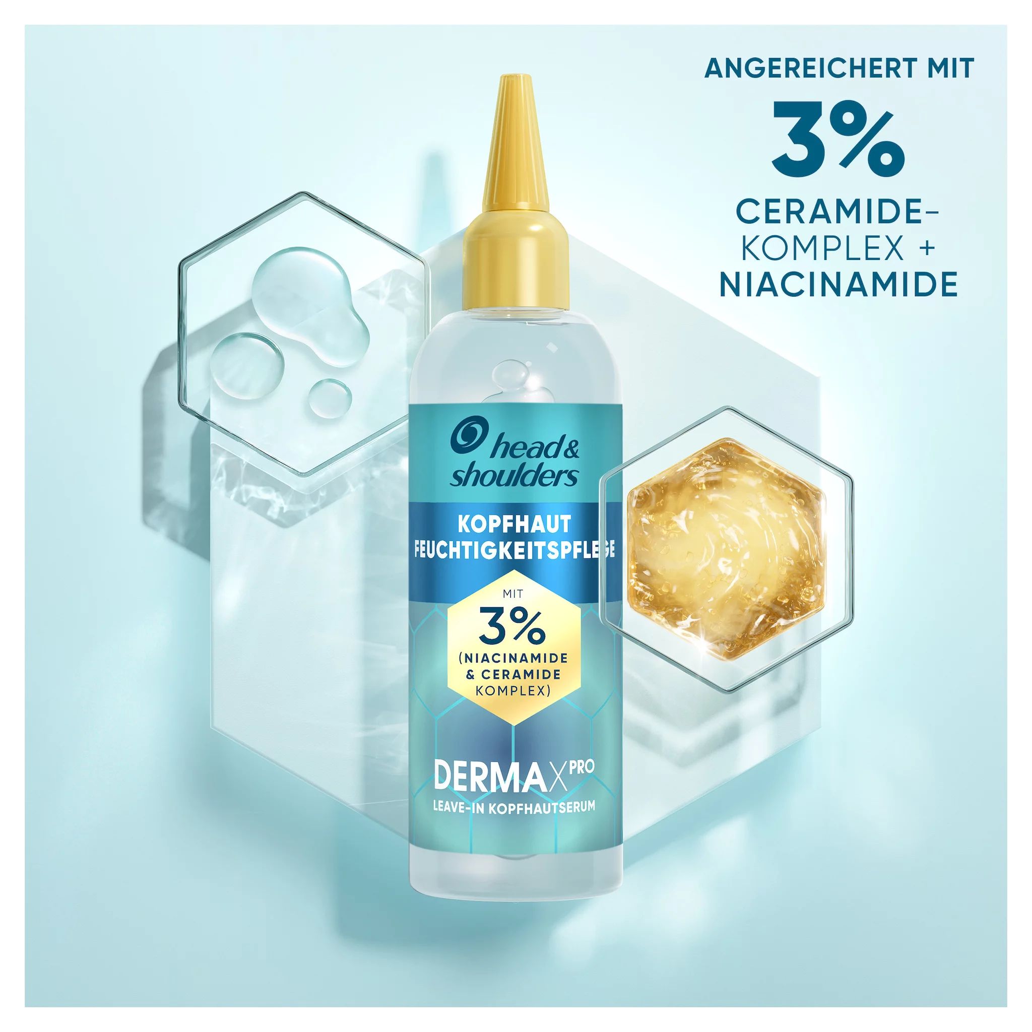 Head & Shoulders Derma x Pro Leave-In Serum Kopfhaut-Feuchtigkeitspflege