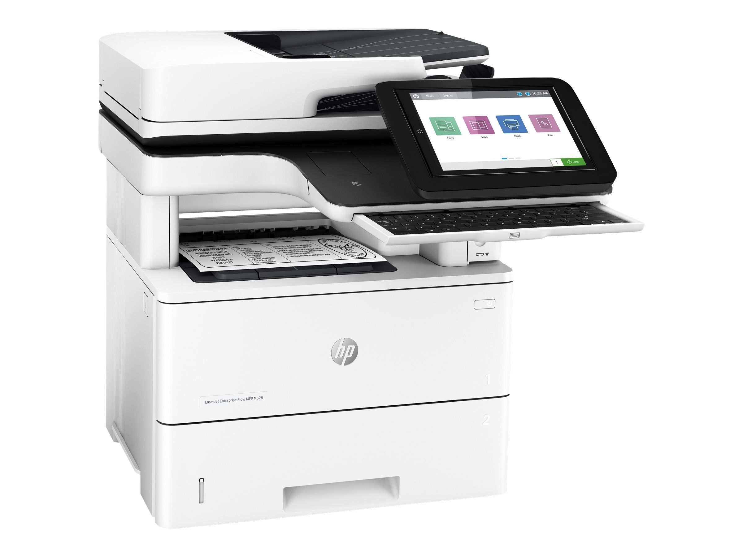 HP LaserJet Enterprise Flow MFP M528z - Multifunktionsdrucker - s/w - Laser - Legal (216 x 356 mm)