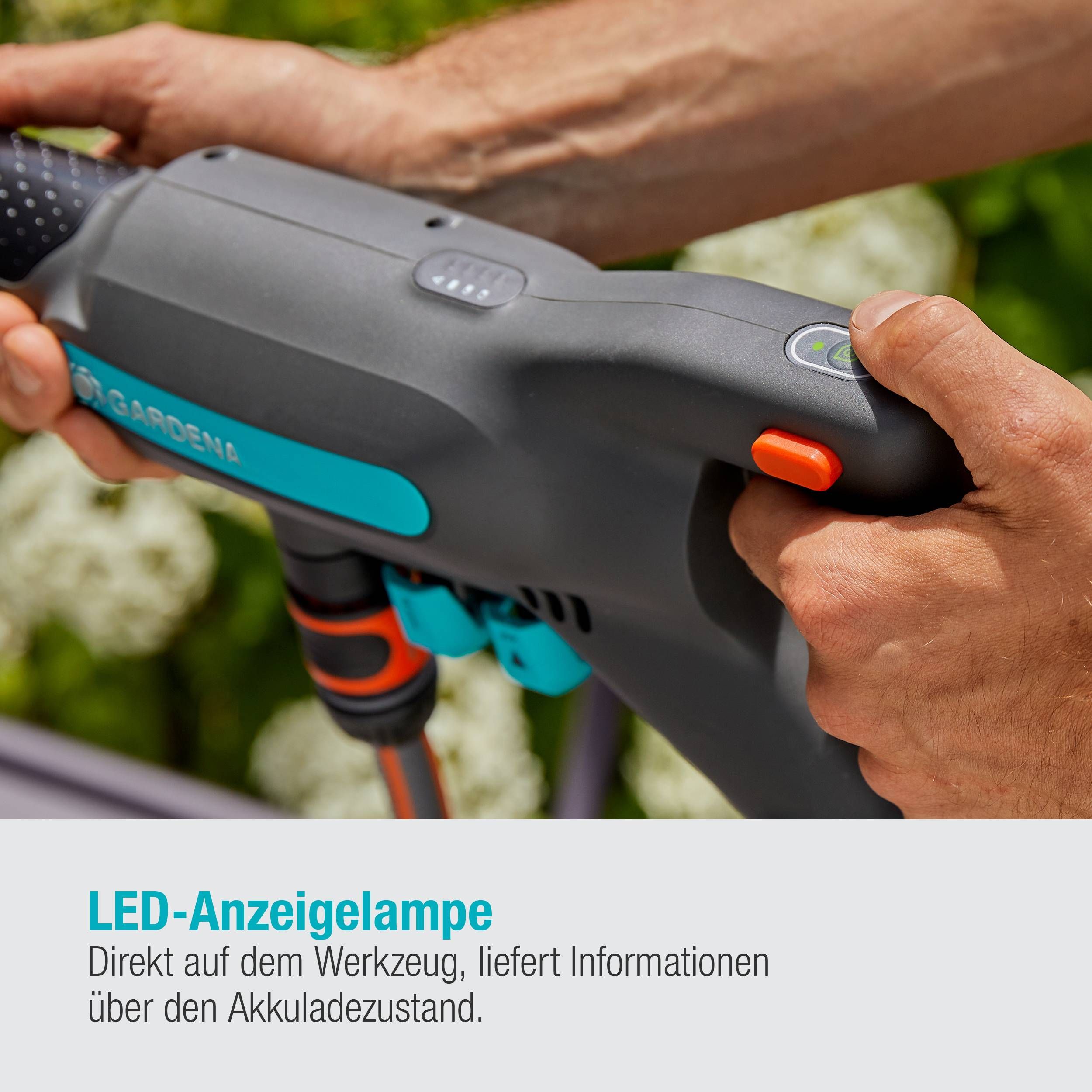 Gardena Akku-Mitteldruckreinger AquaClean 24/18V P4A Premium Ready-To-Use Set