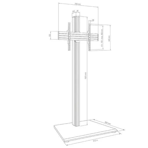 Hagor CPS FREESTANDING SINGLE 55-75