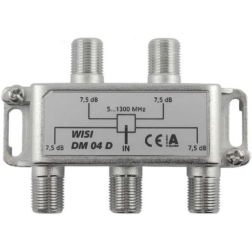 WISI VERTEILER FÜR KABEL TV 4-FACH / DM 04 D 002775