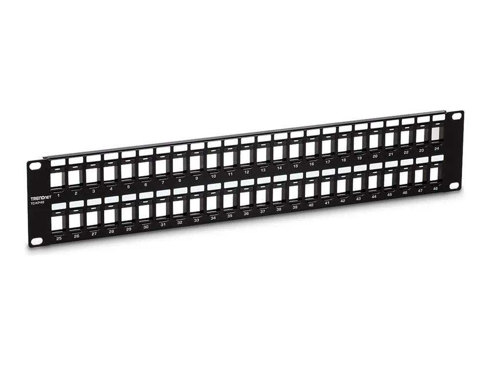 TRENDnet TC-KP48 - Patchpanel (Blindblech) - Rack montierbar - 2U - 48.3 cm (19")