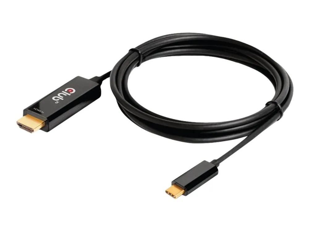 Club 3D Adapterkabel - HDMI männlich zu 24 pin USB-C männlich - 1.8 m - aktiv, unterstützt 4K 60 Hz (4096 x 2160)