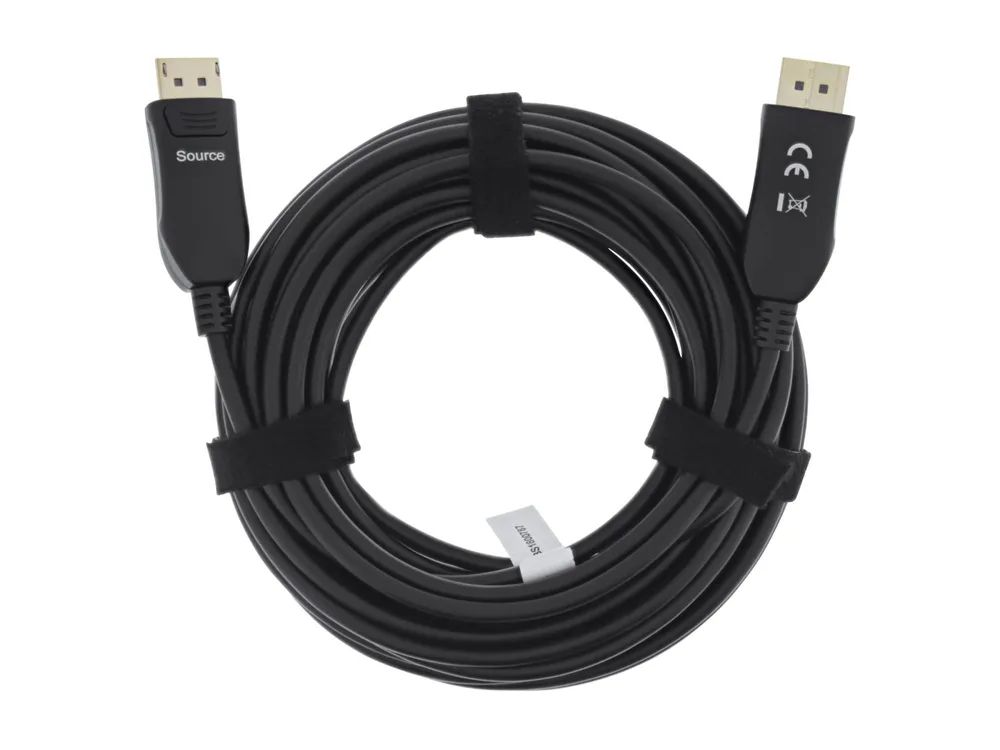 InLine DisplayPort 1.4 AOC Kabel - 8K4K - schwarz - 20m