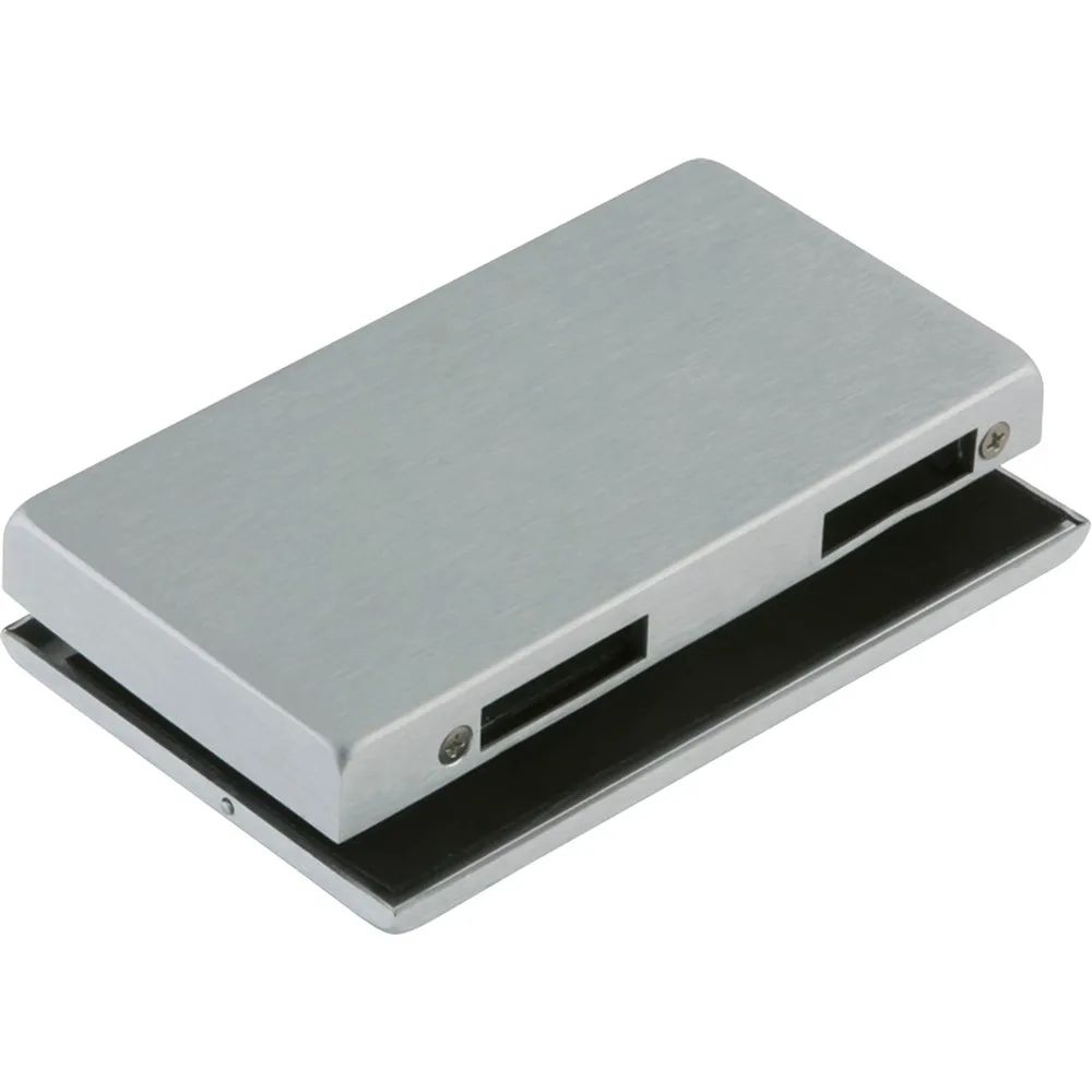 Dorma-Glas Gegenkasten Junior Office 11.286, links, Aluminium silber eloxiert
